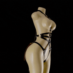 Cheptoo – Duchess Black Full Body Leather Harness